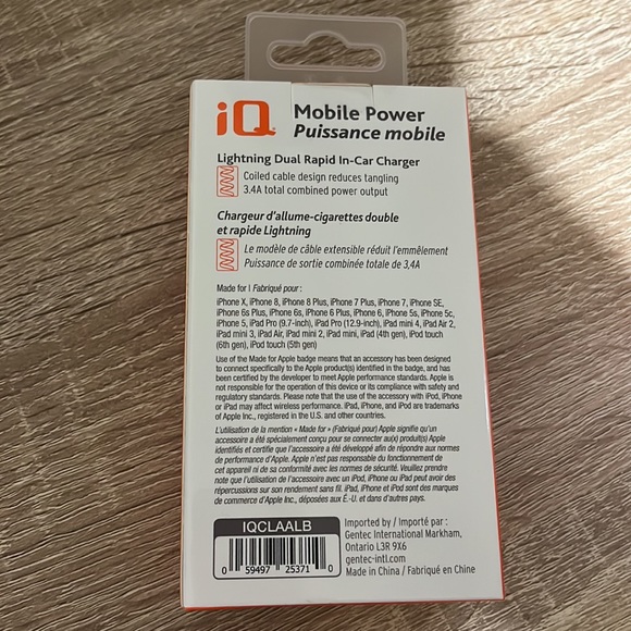 iQ Mobile Power Rapid In-Car Charger - Picture 2 of 4